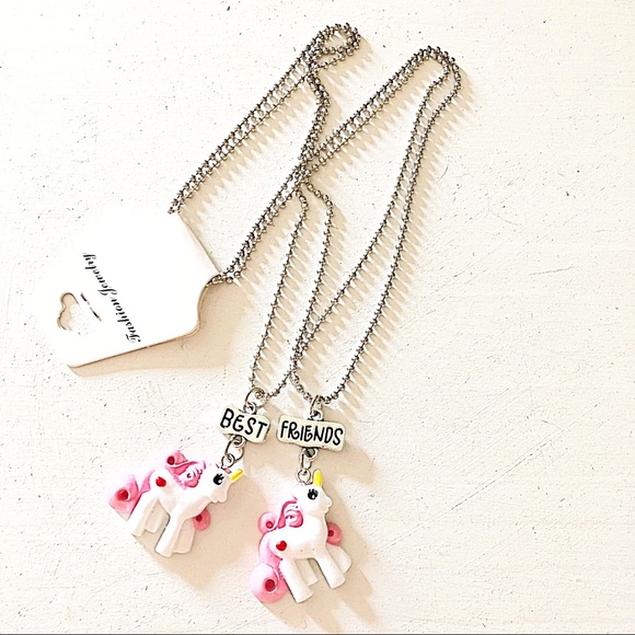 4/$10🎈🦄 Best Friends Unicorn Necklace Set - Picture 2 of 3